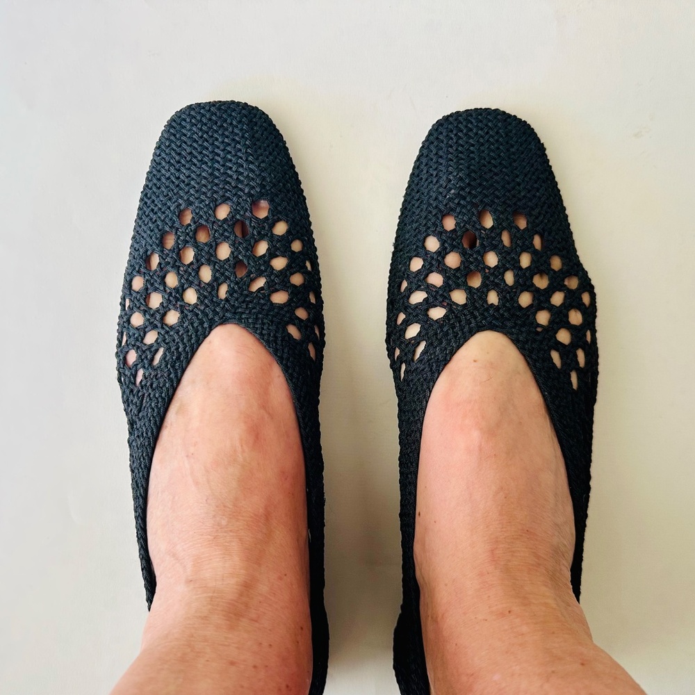 Massimo Duttile Braided Ballet Flats Black EUR 39 (8) - Picture 8 of 10